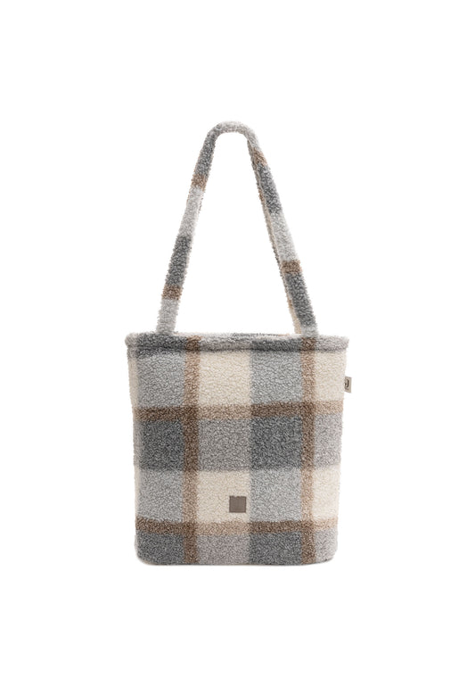 Wickeltasche "Check Boucle"