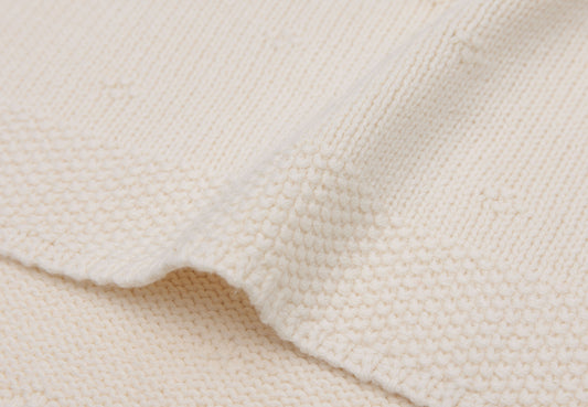 Decke Cosy Knit "Ivory"