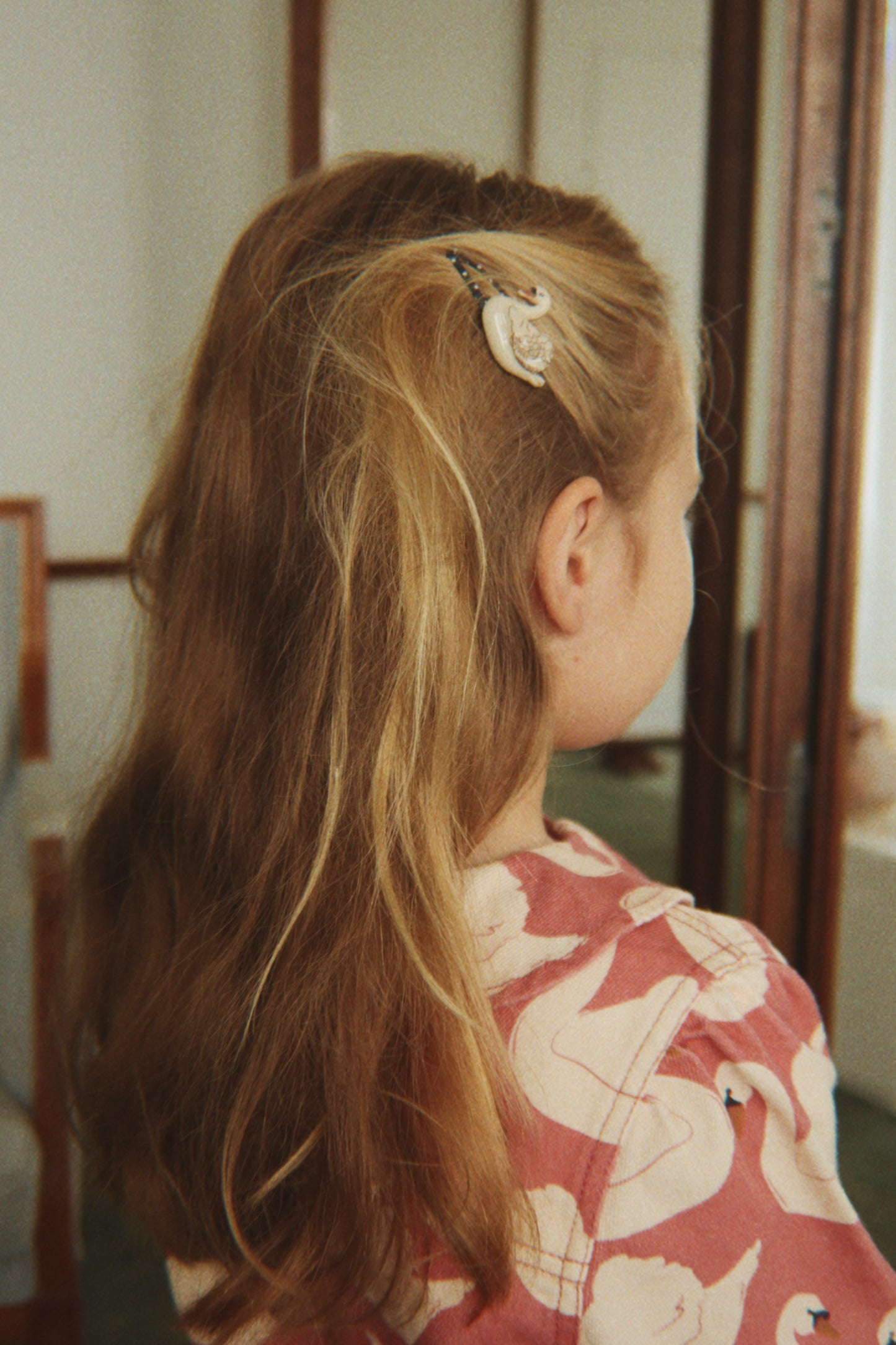 Swan Hairclip Set