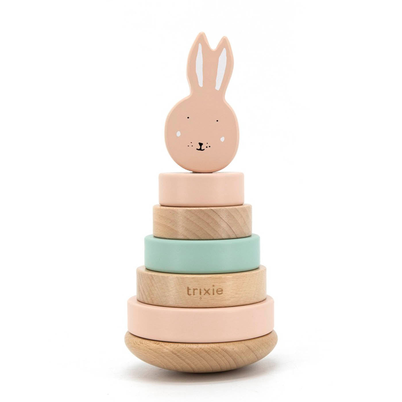 Stapelturm aus Holz "Mrs. Rabbit"