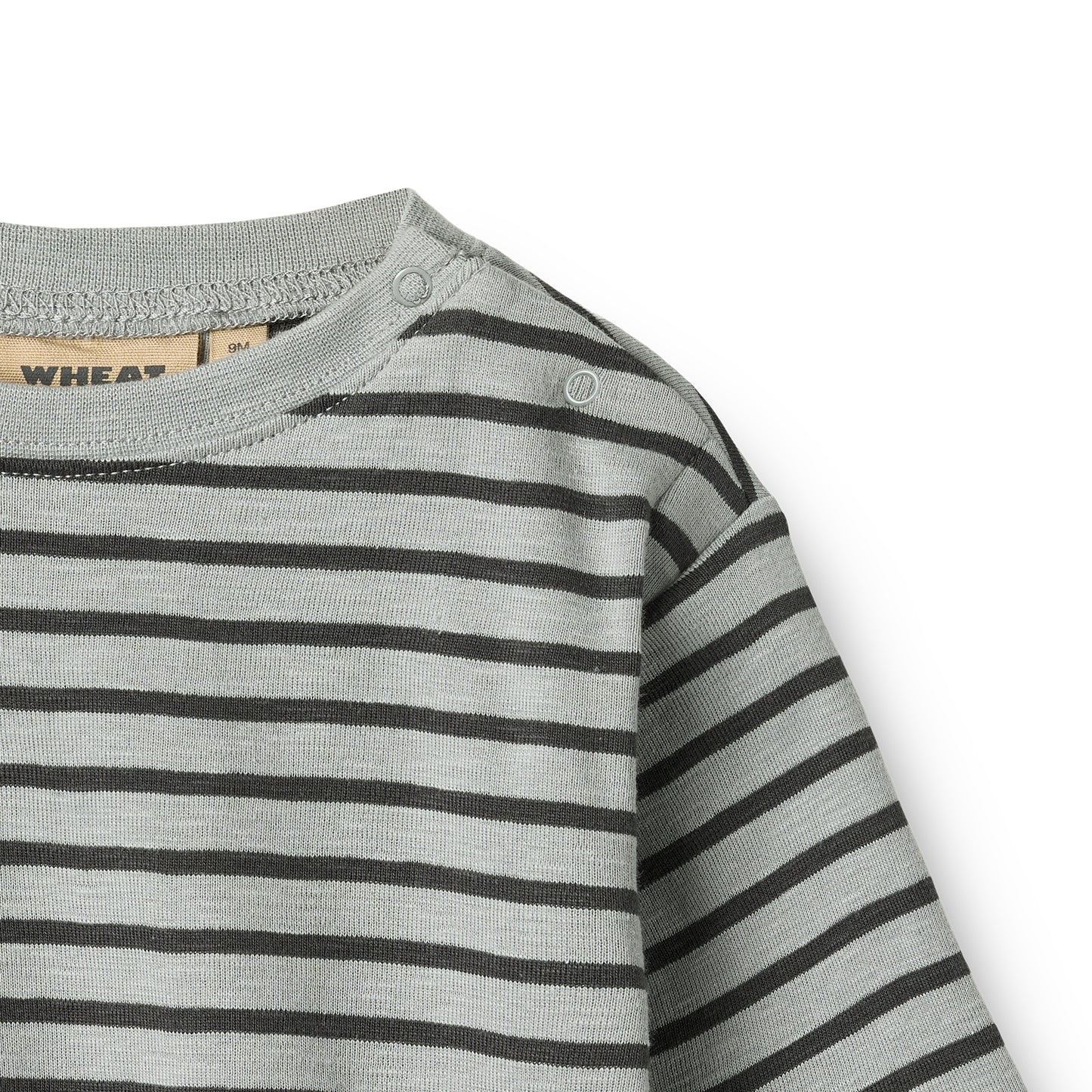 Langarmshirt Dallas "Soft Blue Stripe" Größe 62