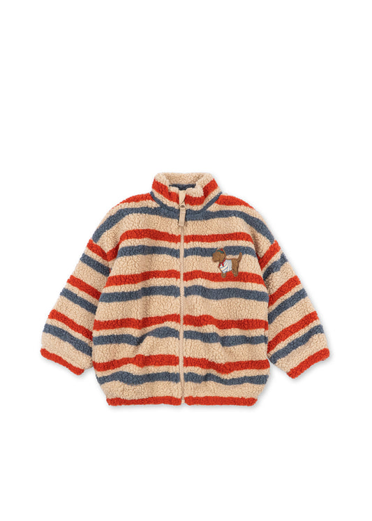 Teddyjacke Jody "Tangerine Stripe"