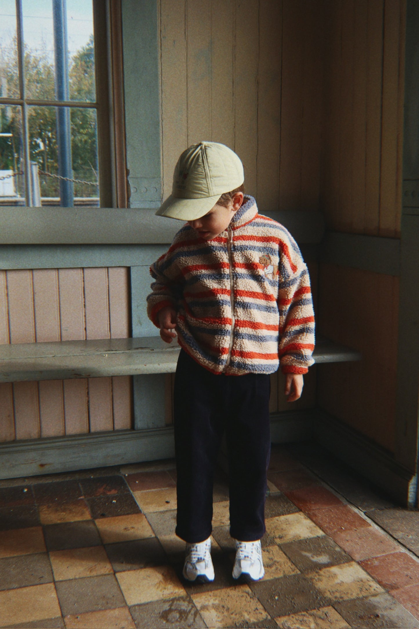 Teddyjacke Jody "Tangerine Stripe"