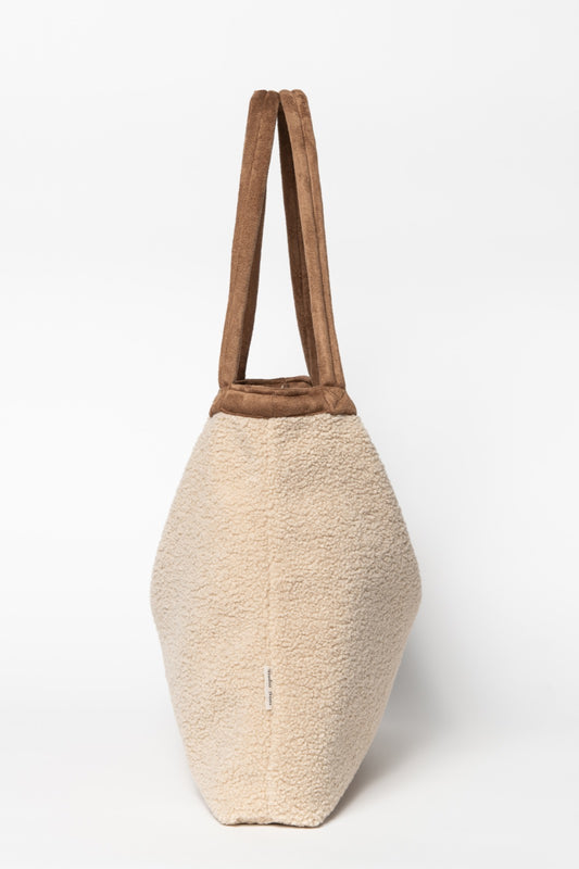 Mom Bag "Ecru Teddy Lammy"