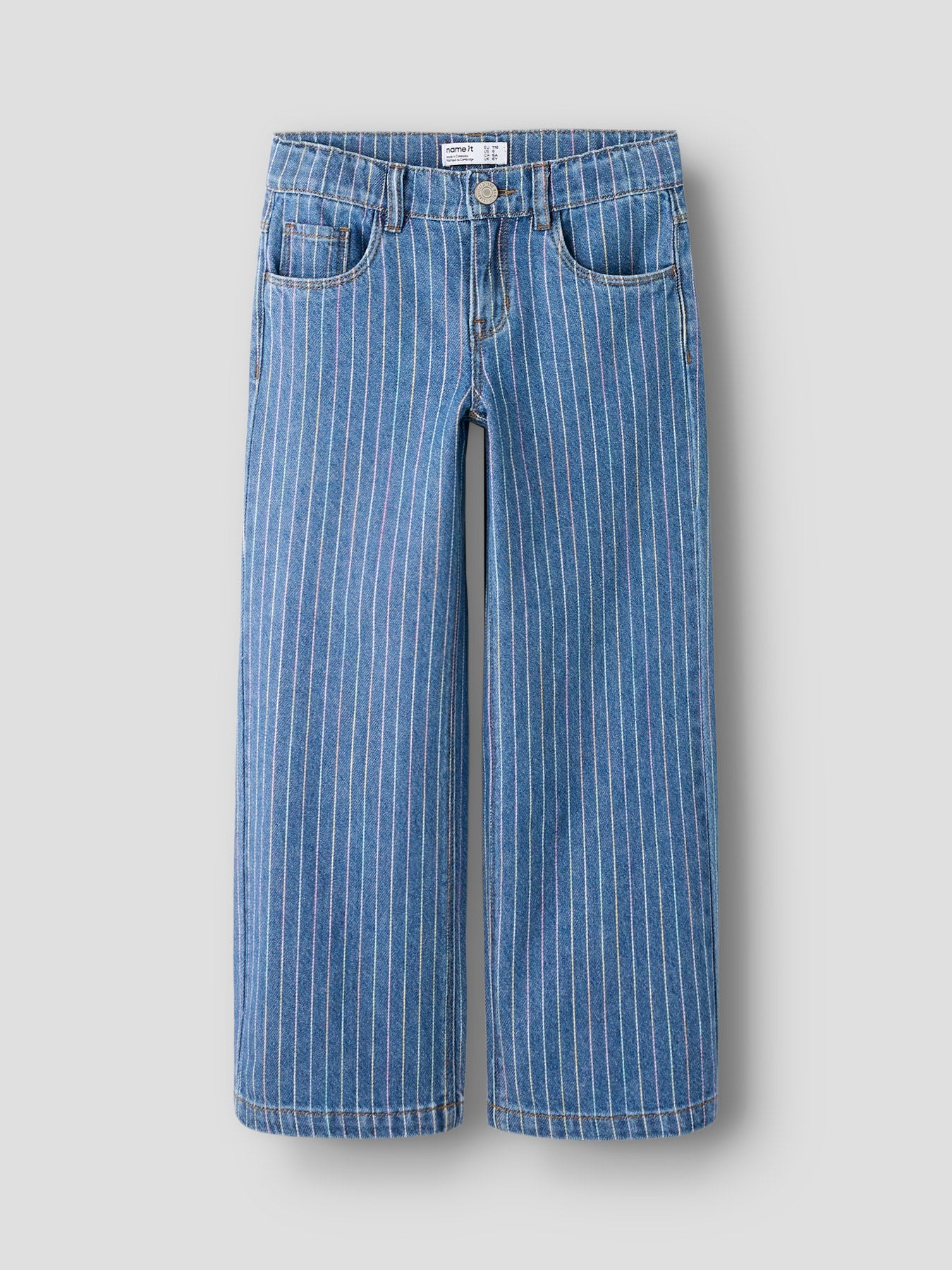 Wide Jeans Rose "Denim Stripes"