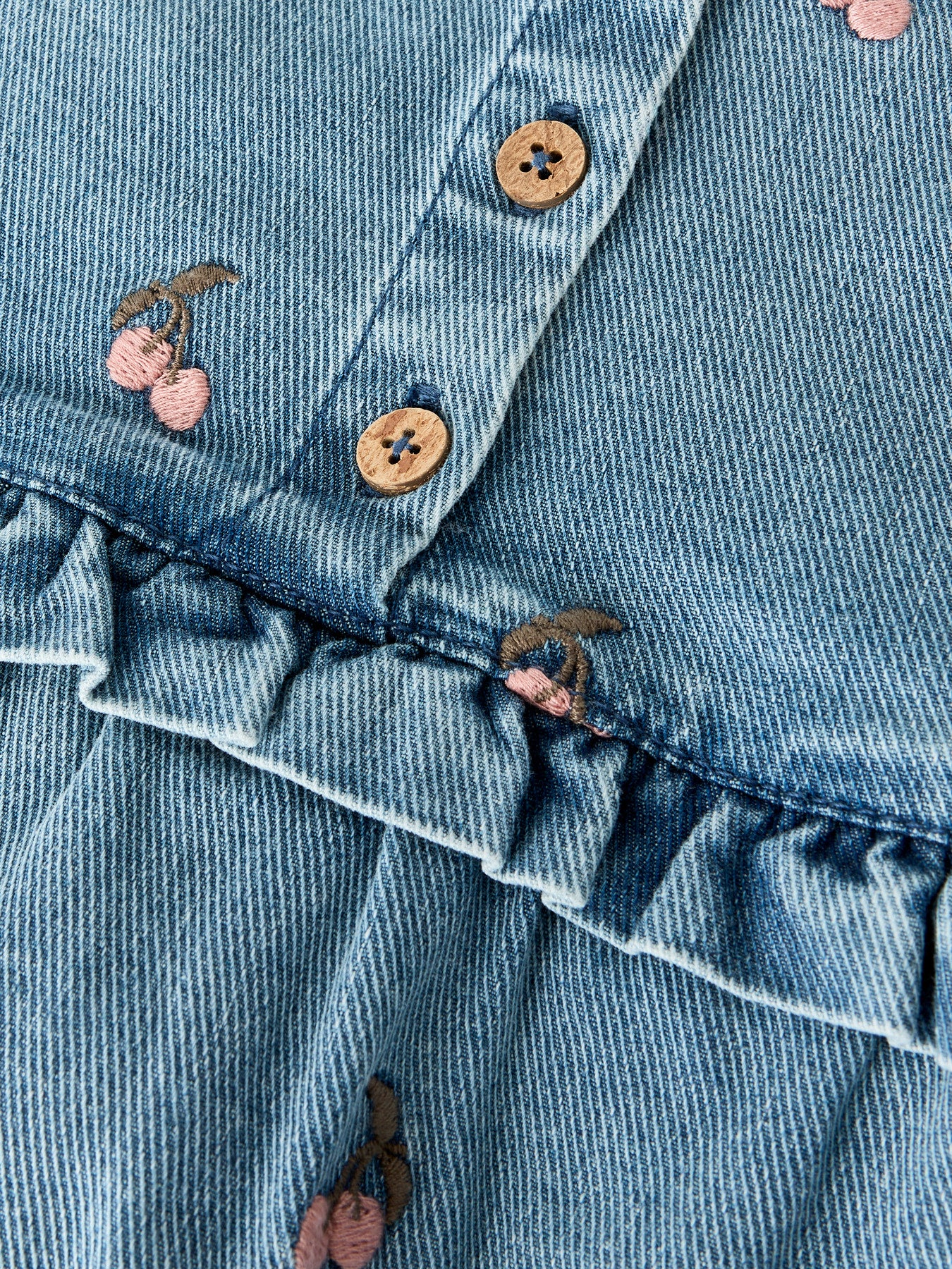 Kleid Denim Deva "Cherry"