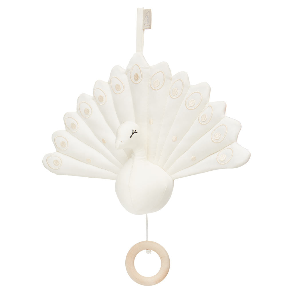Spieluhr Peacock "Creme White"