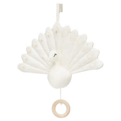Spieluhr Peacock "Creme White"