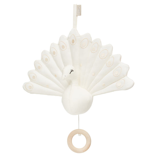Spieluhr Peacock "Creme White"