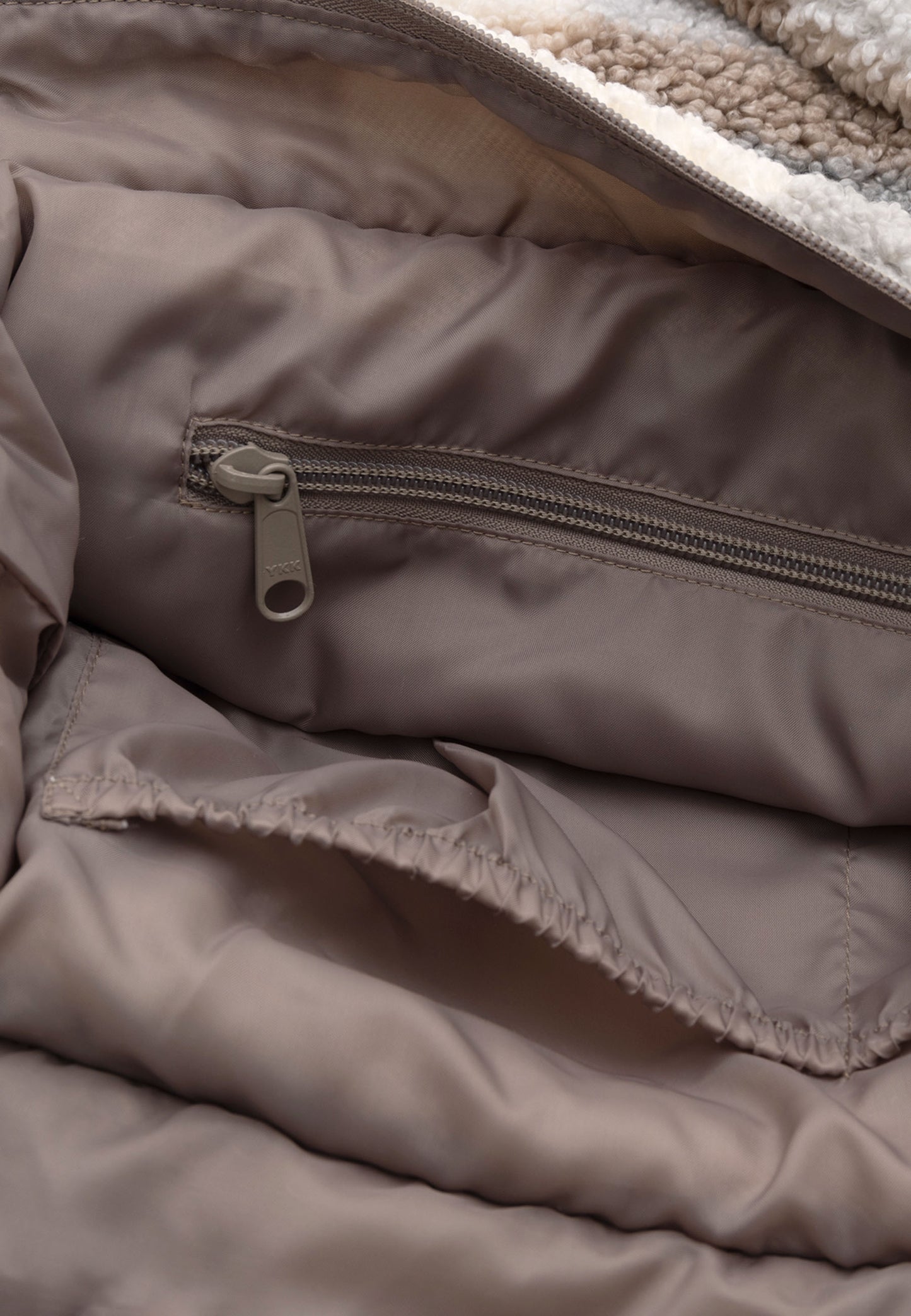 Wickeltasche "Check Boucle"