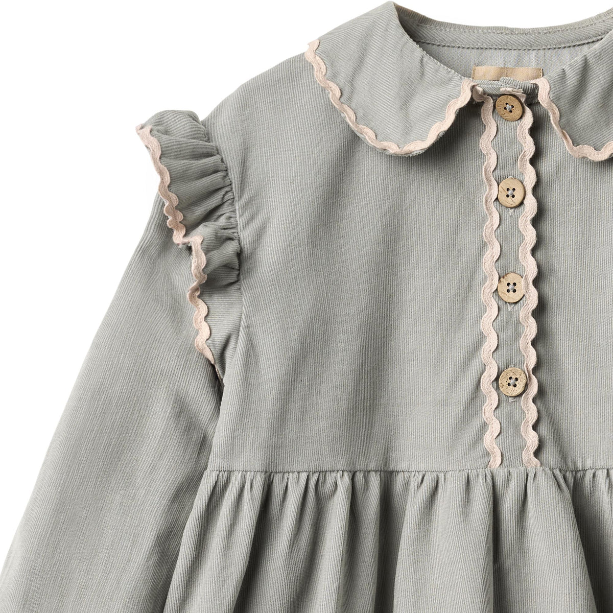Kleid aus Cord Alissa "slightly blue"
