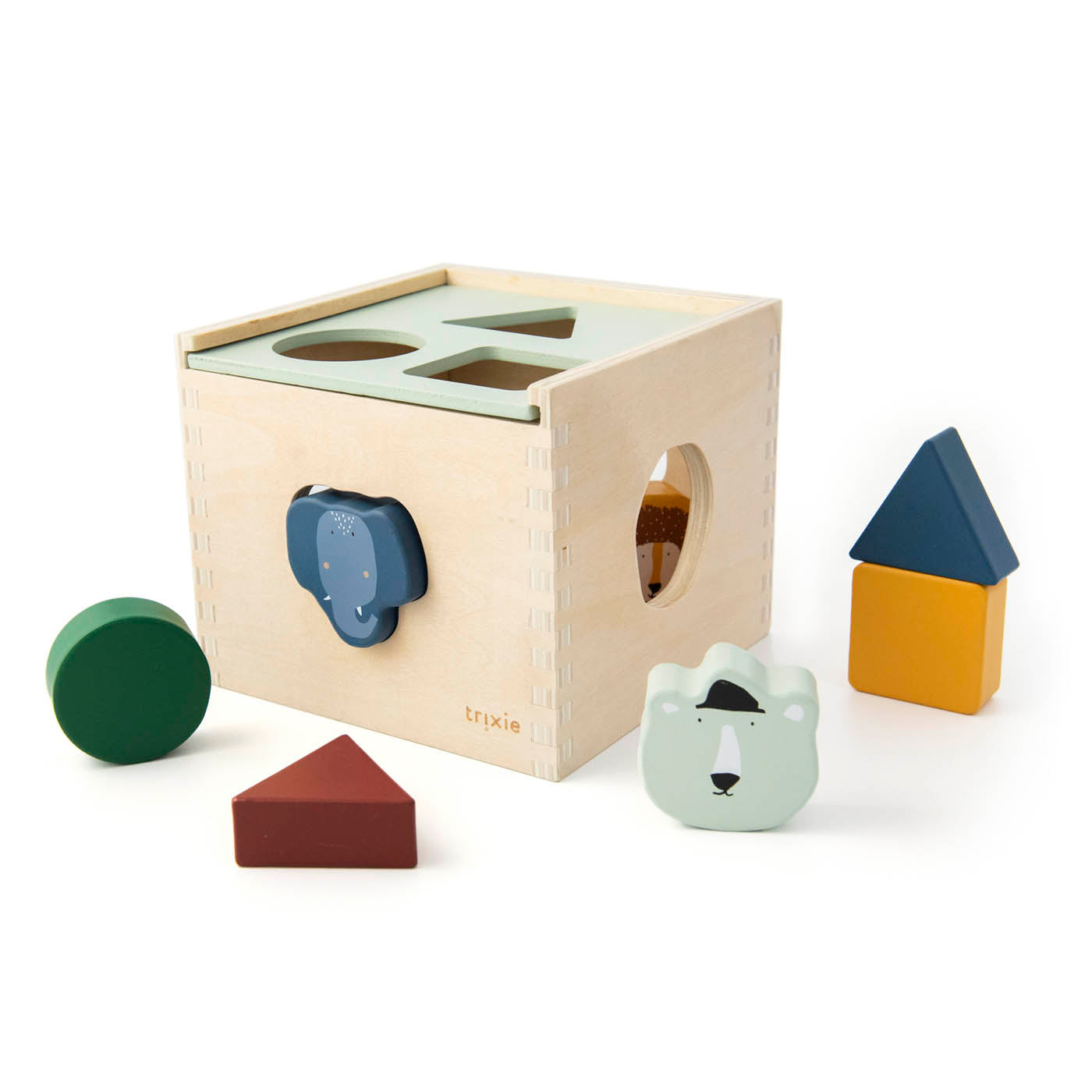Formensortierer aus Holz