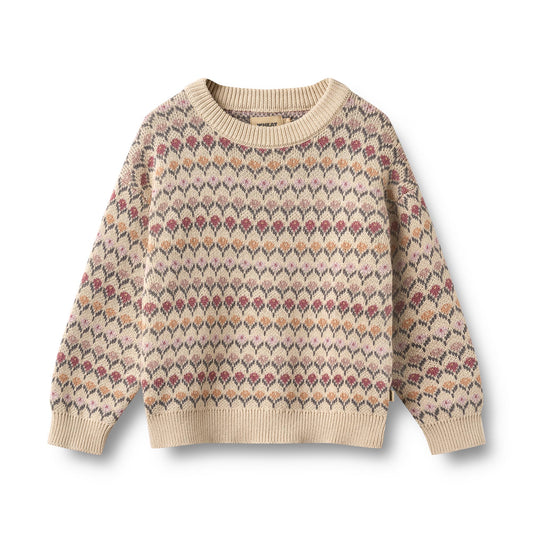 Pullover Jaquard Harlow "offwhite"