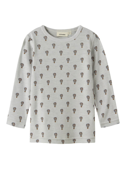 Langarmshirt Noel Wool "Oyster Mushroom"