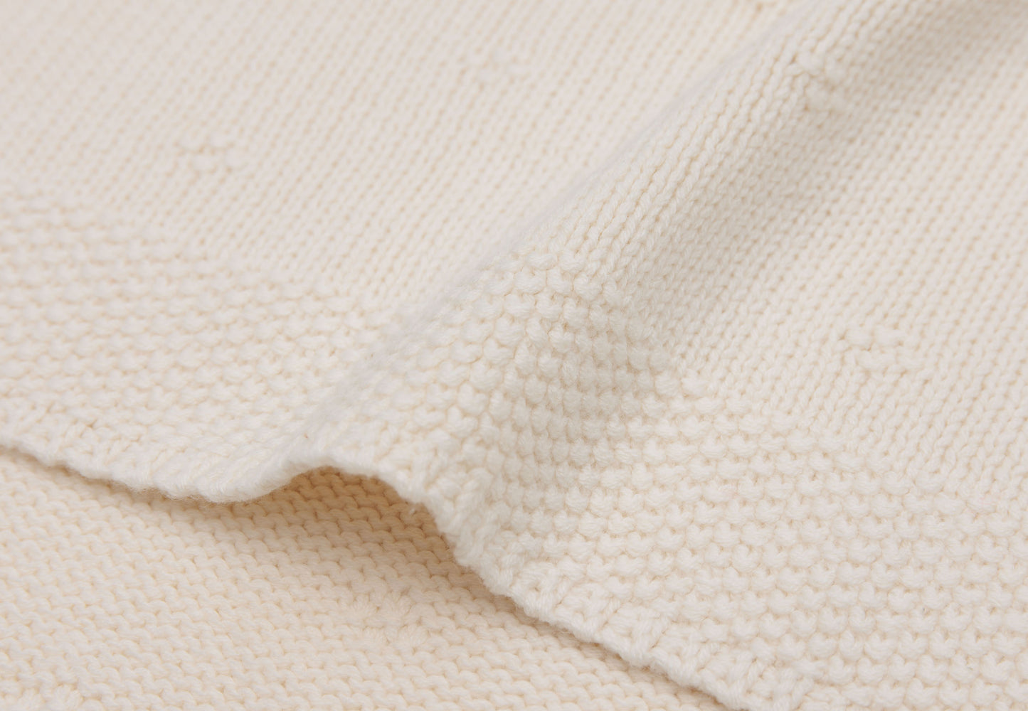 Decke Cosy Knit "Ivory"