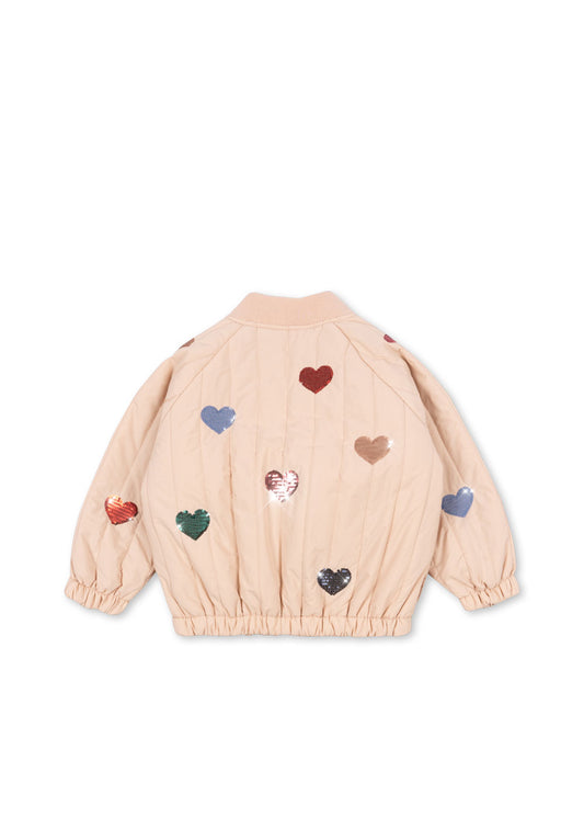 Juno Sequin Bomber Jacke