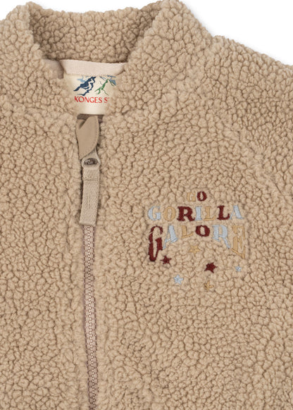 Jazz Teddy Bomber Jacke "Oxford Tan"