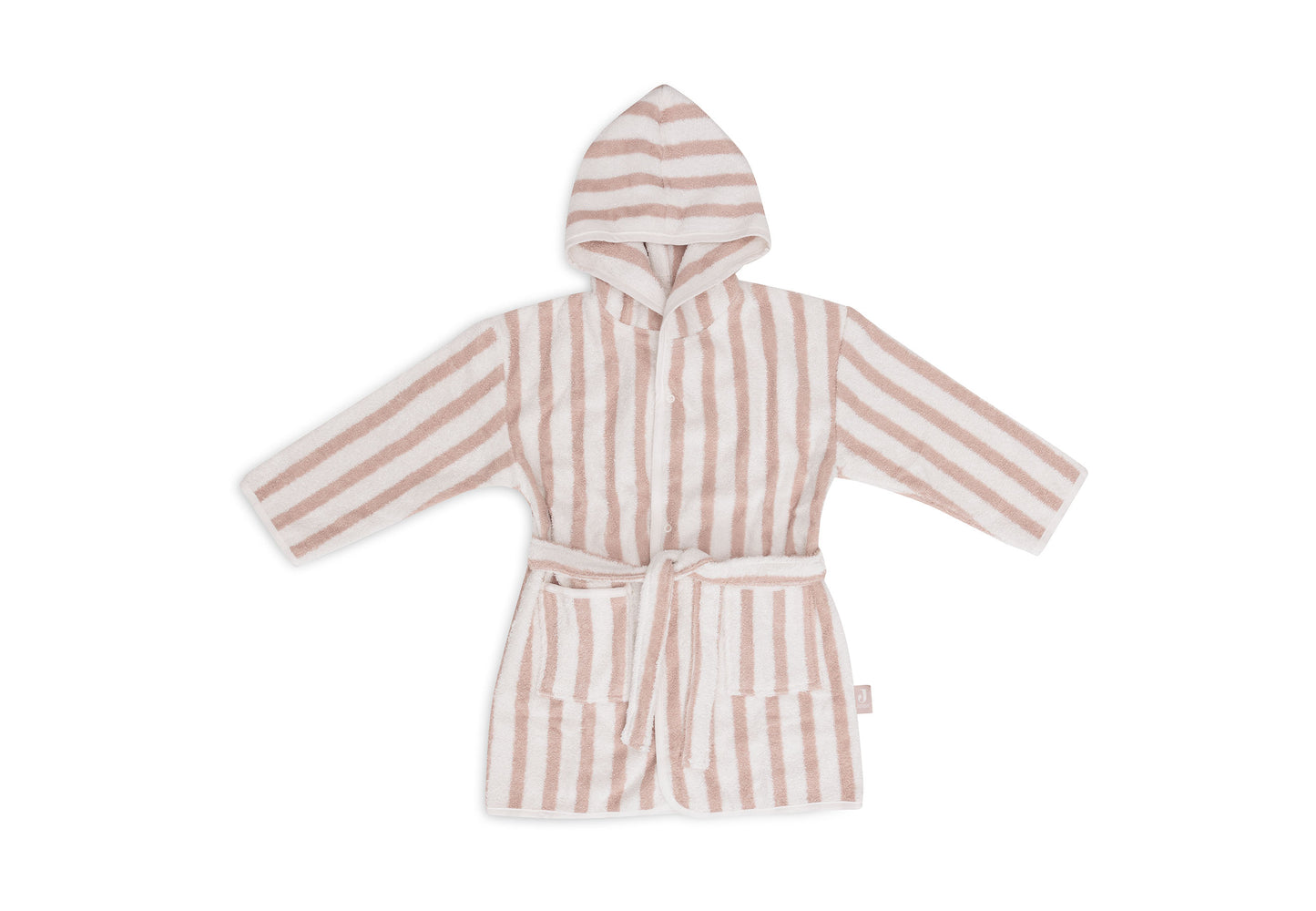 Bademantel 3-4 Jahre Stripe Terry "Wild Rose"