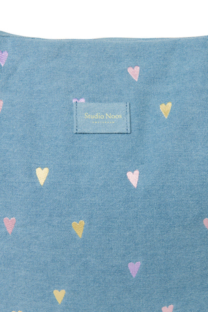 Mom Bag "Light Blue Hearts Den im"