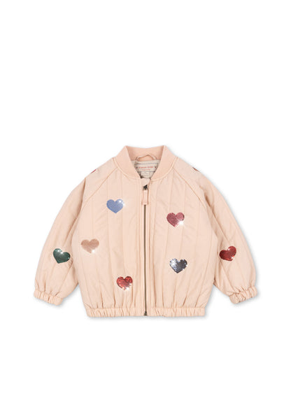 Juno Sequin Bomber Jacke