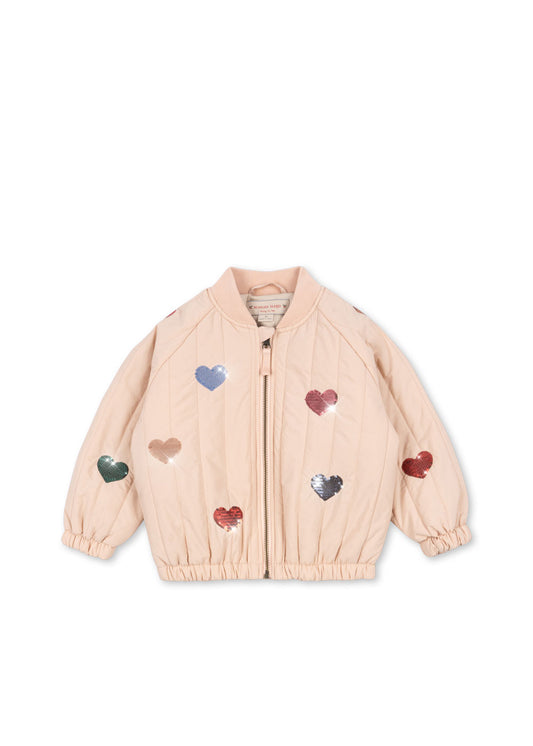 Juno Sequin Bomber Jacke