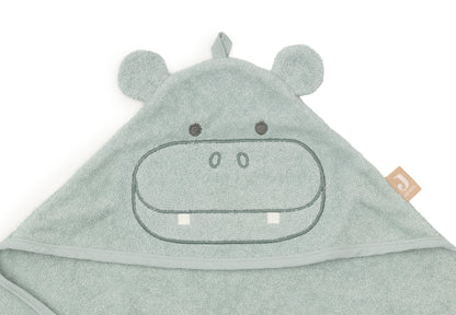 Kapuzenhandtuch 75x75 "Hippo Happy"