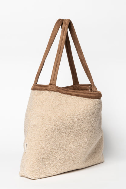 Mom Bag "Ecru Teddy Lammy"