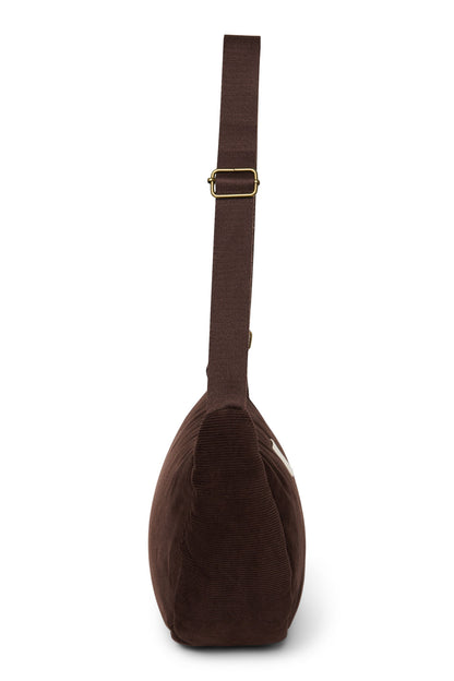 Fannypack "Dark Brown Rib Puffy"