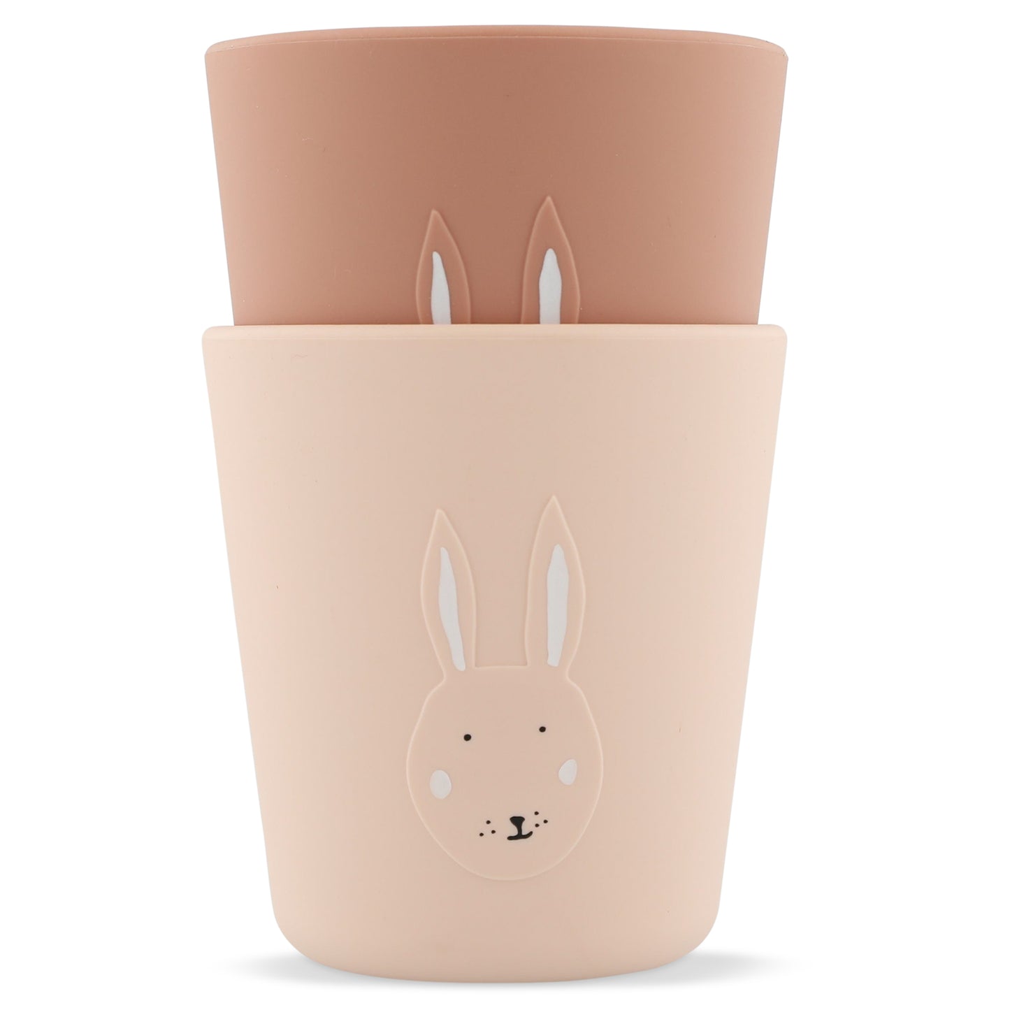 Silikonbecher 2er-Set "Mrs. Rabbit"