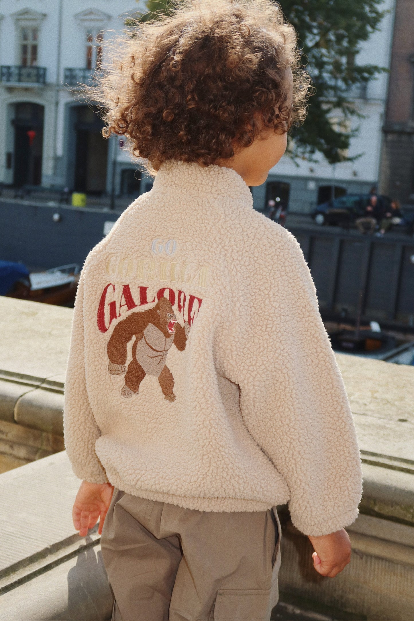 Jazz Teddy Bomber Jacke "Oxford Tan"
