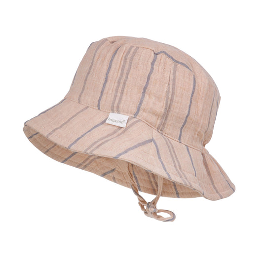 Musselin Sonnenhut mit UV-Schutz 50