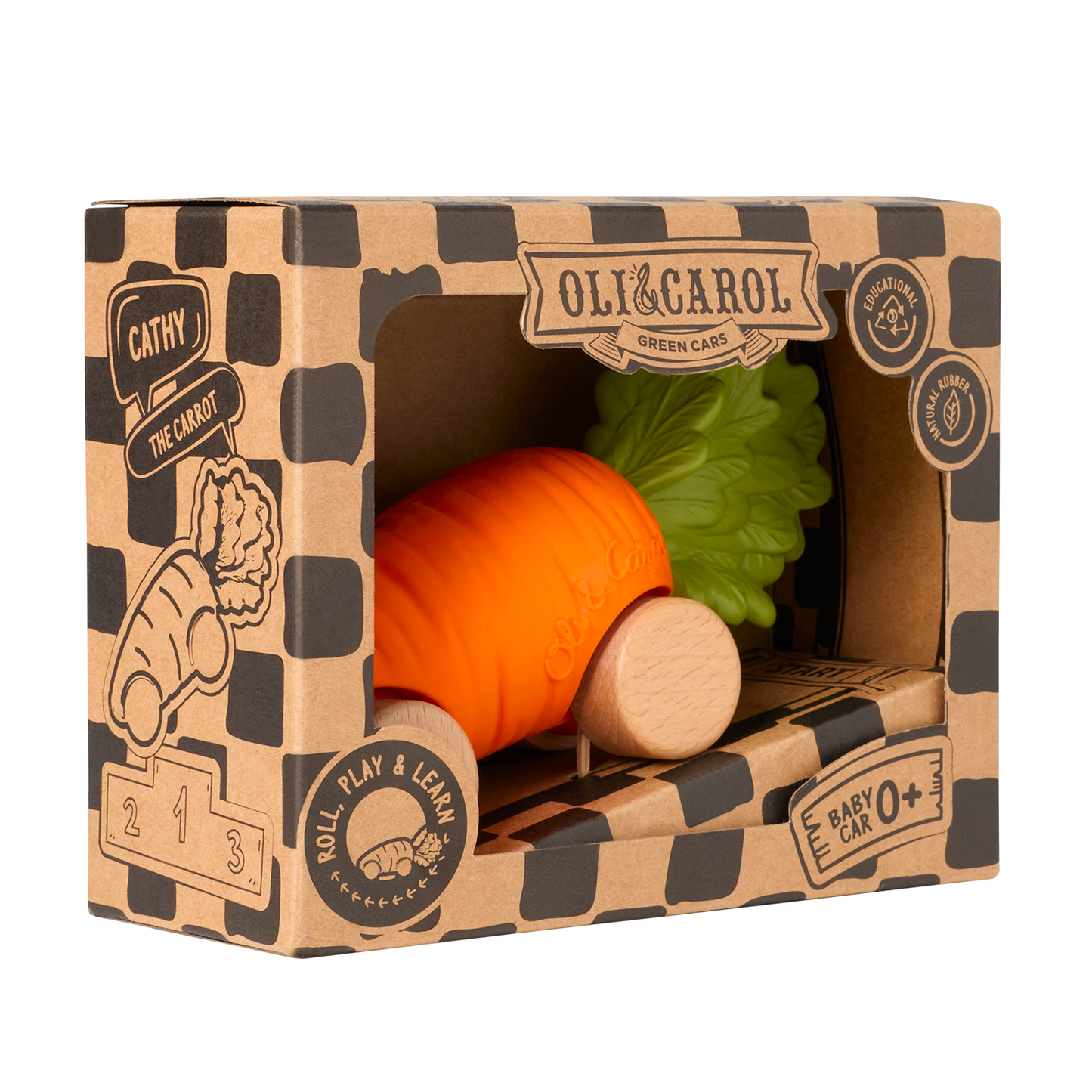 Green Car "Carrot"