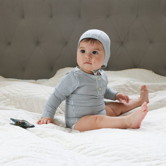 Baby Mütze "Classic Stripes Blue"
