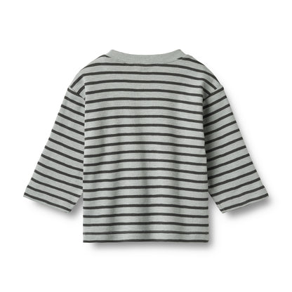 Langarmshirt Dallas "Soft Blue Stripe" Größe 62