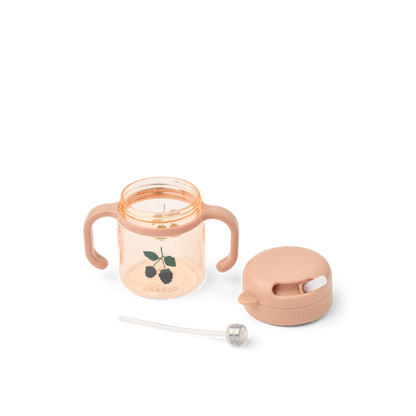 Trinkbecher mit Strohhalm "Kai"