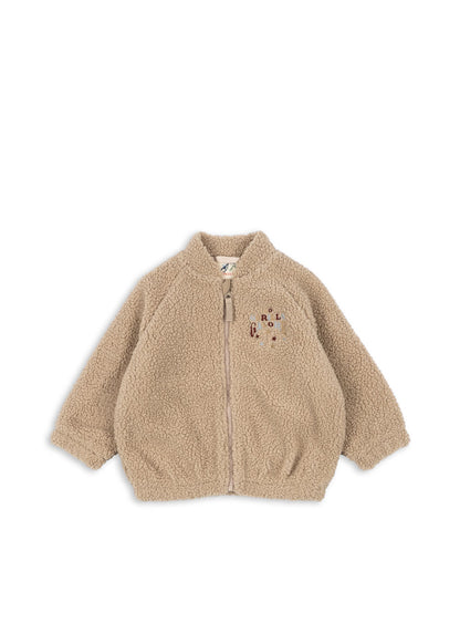 Jazz Teddy Bomber Jacke "Oxford Tan"