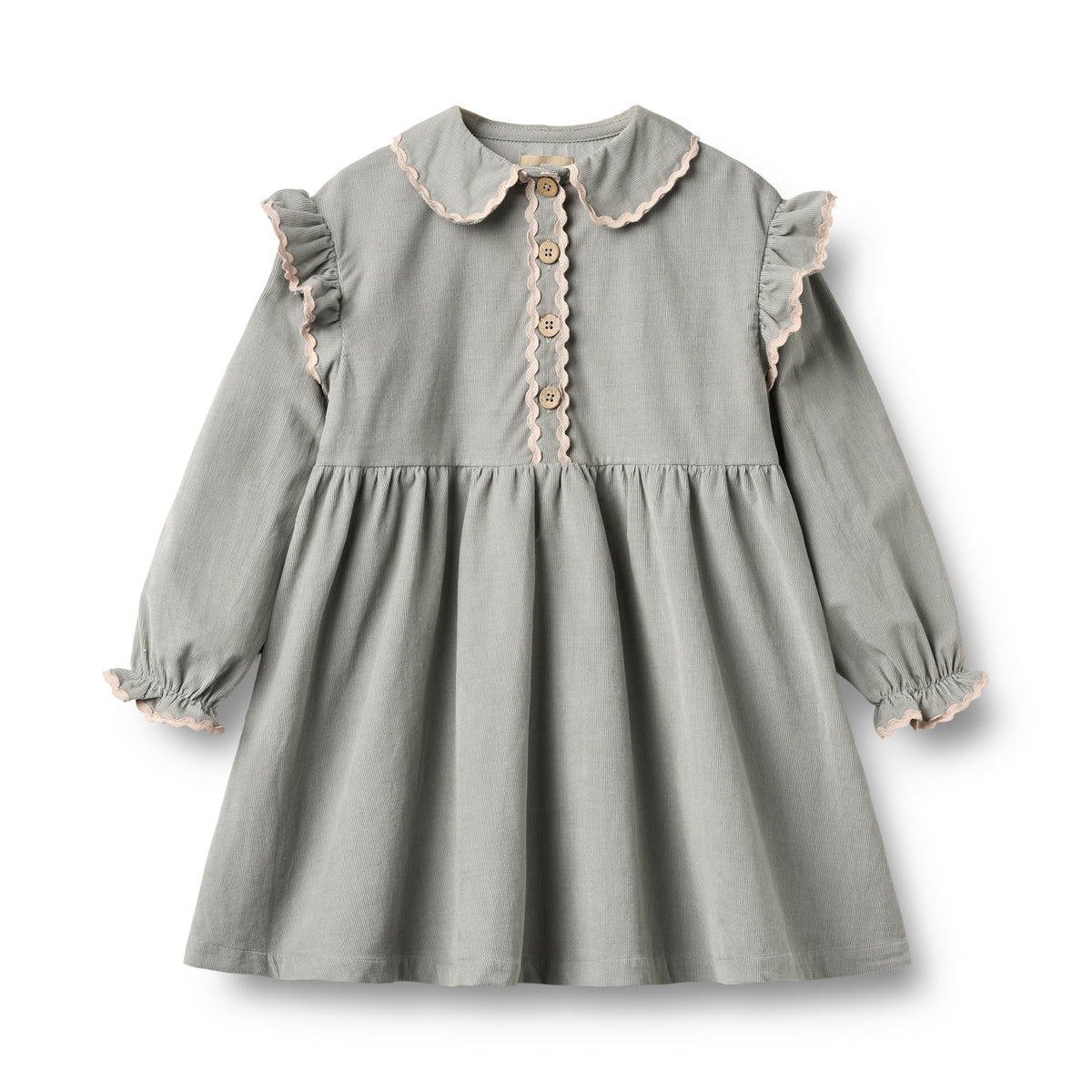 Kleid aus Cord Alissa "slightly blue"