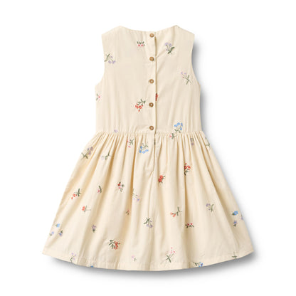 Kleid Thelma "Ivory Embroidery Flowers"