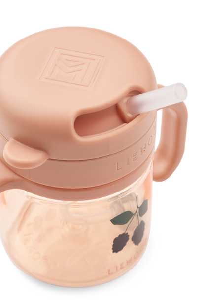 Trinkbecher mit Strohhalm "Kai"
