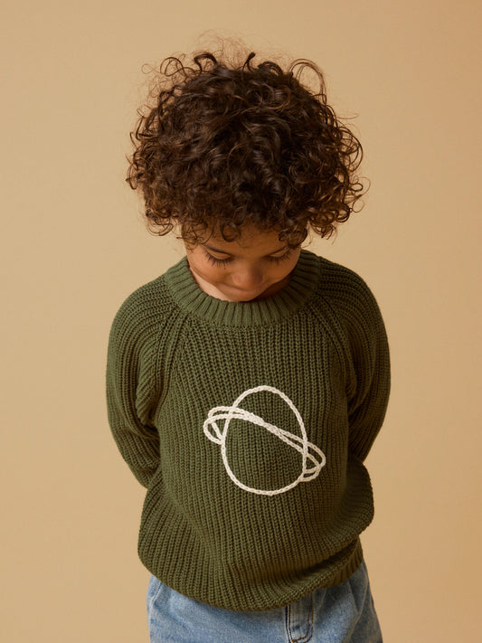 Strickpullover Emlen "Winter Moss"