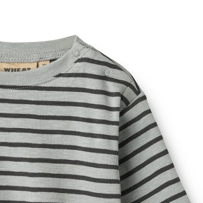 Langarmshirt Dallas "Soft Blue Stripe" Größe 62