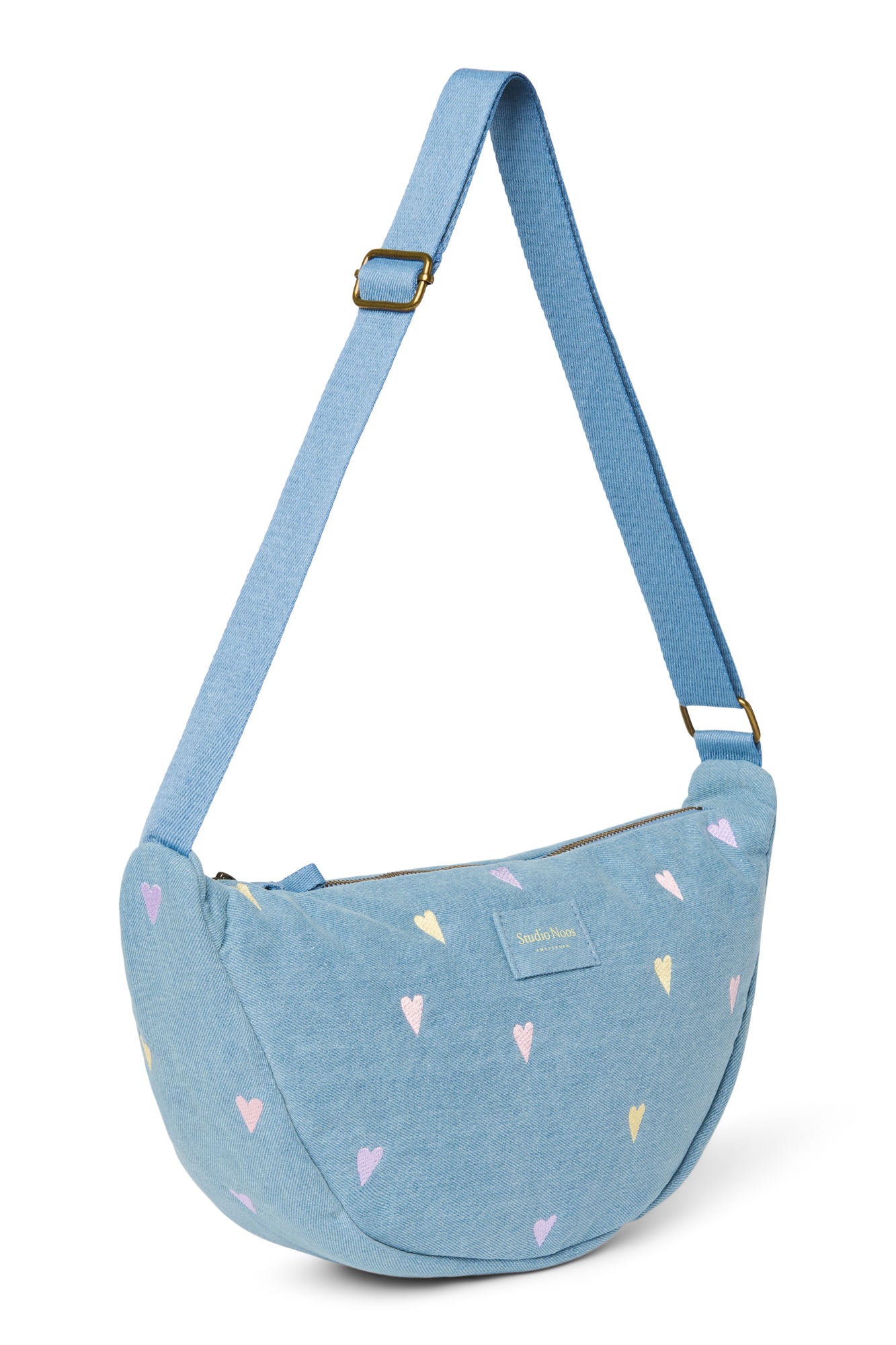 Fanny Pack "Light Blue Hearts Denim"