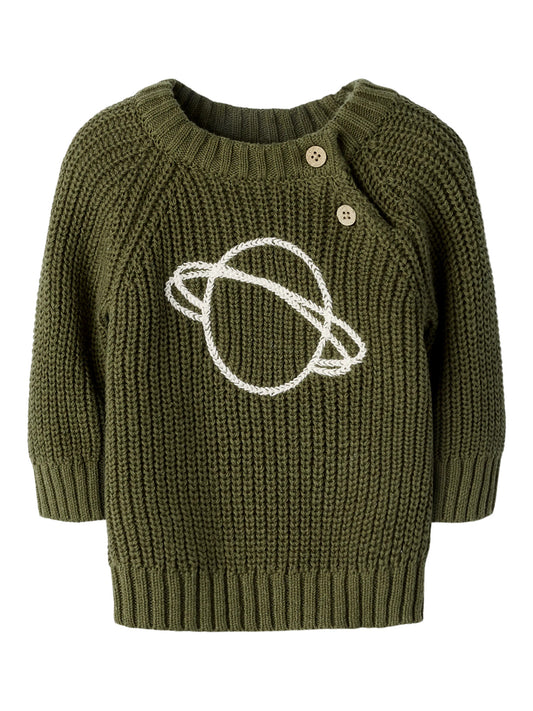 Strickpullover Emlen "Winter Moss"