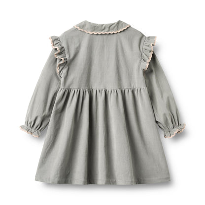 Kleid aus Cord Alissa "slightly blue"