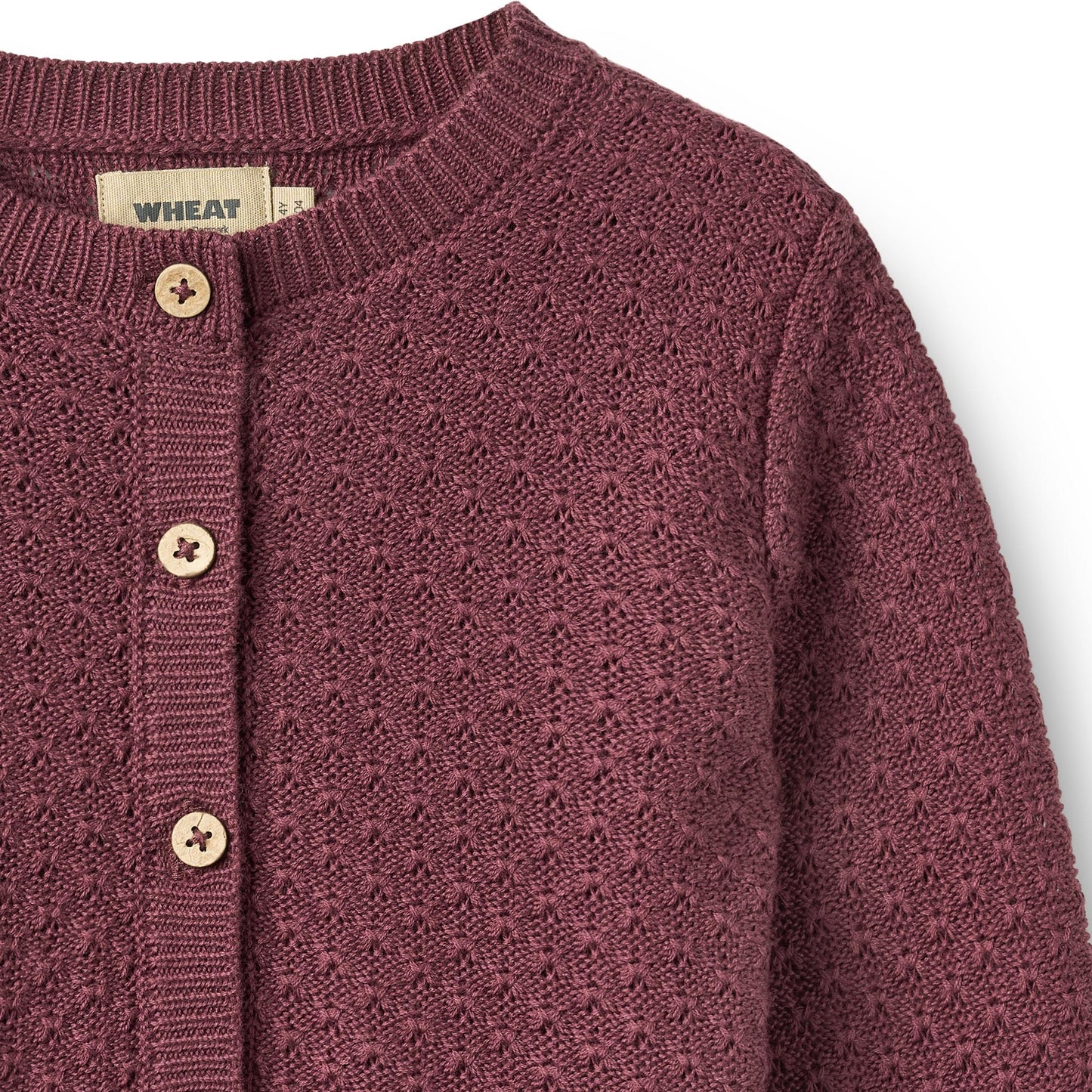 Strickjacke Magnella "eggplant"