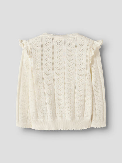 Strickjacke Fjela "Coconut Milk"