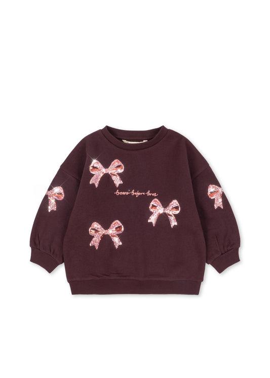 Sweatshirt Bow Lou "DECADENT CHOCOLATE"