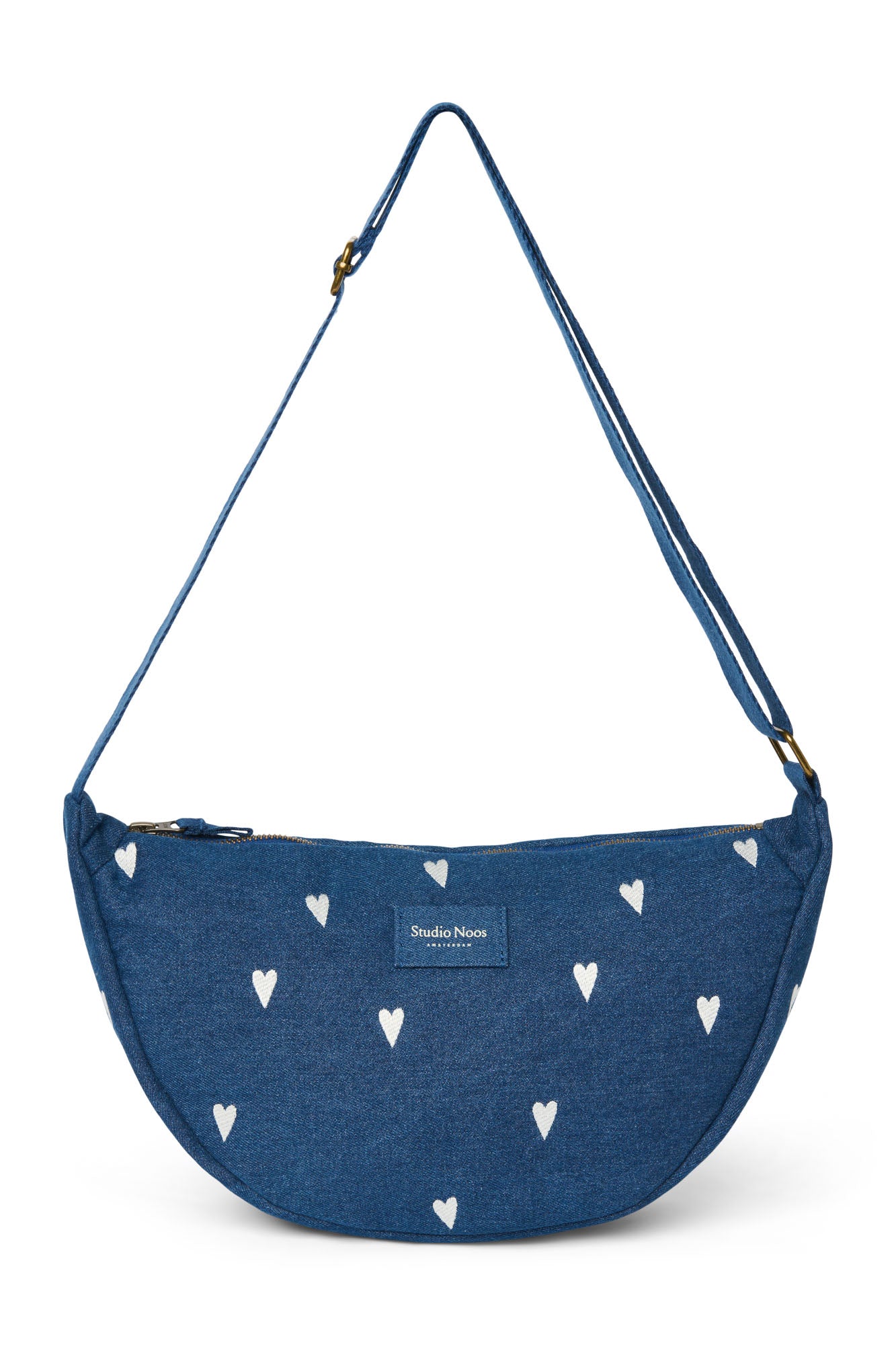 Fanny Pack "Dark Blue Hearts Denim"