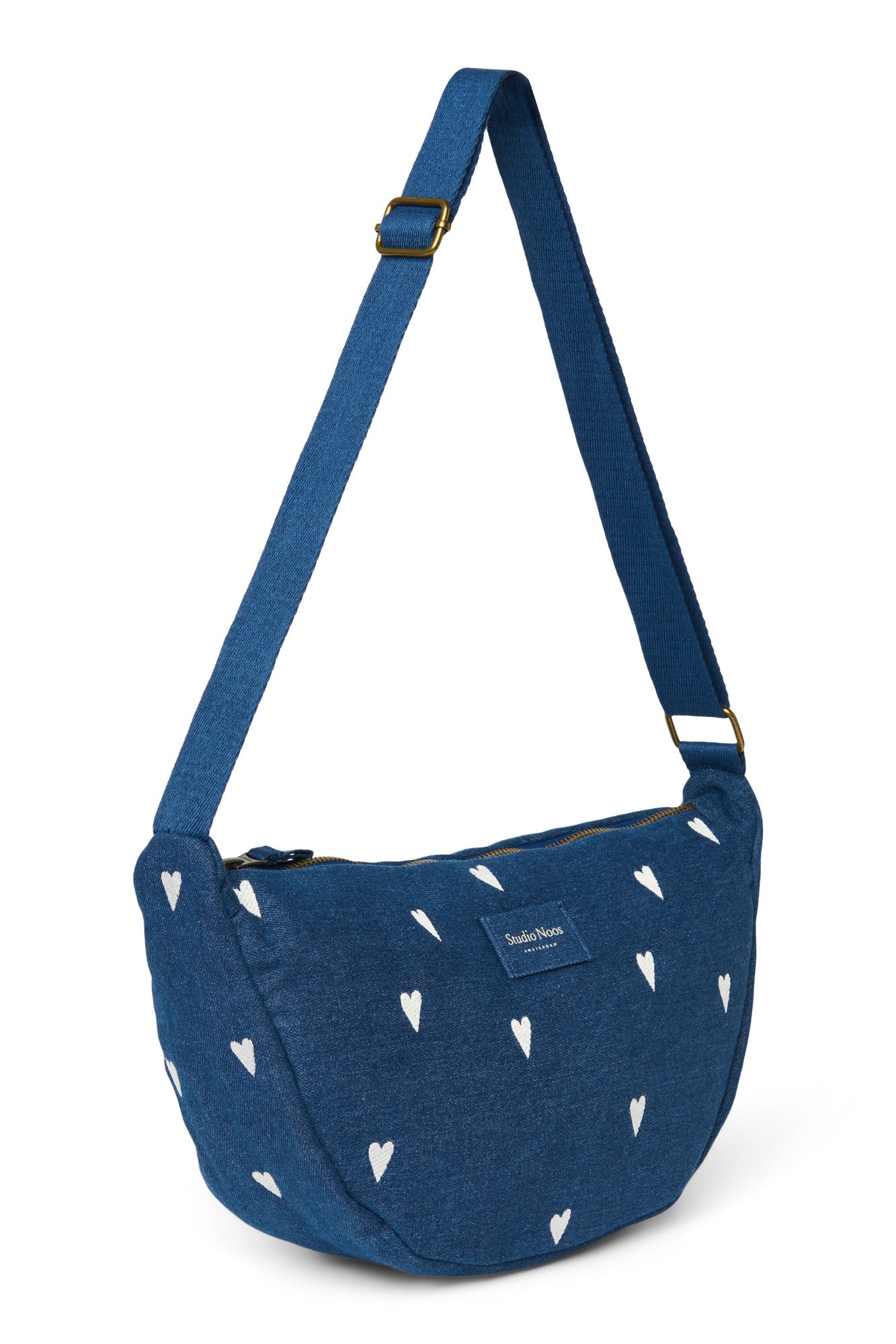 Fanny Pack "Dark Blue Hearts Denim"