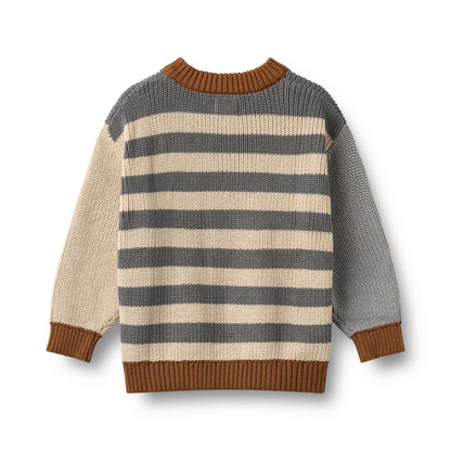 Strickpullover Rasmus "flint stripe"